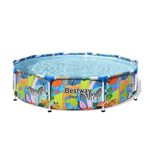 BESTWAY Steel Pro Safari Pool, 3.05m x 66cm - 56985