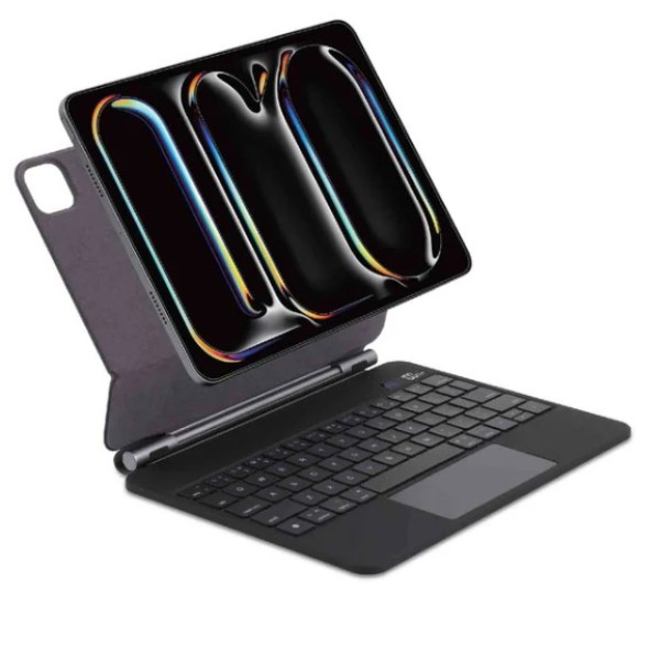 SIA MagKeyboard Magnetic Keyboard 6 lines layout for iPad Pro 13 Inch 2024 with Pencil Holder, Black AR/ENG - SIMGKB13M4