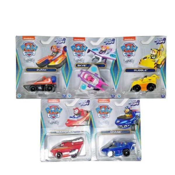 Paw Patrol Die-Cast Aqua 1:55 Vehicle, Assorted - 6065501-T