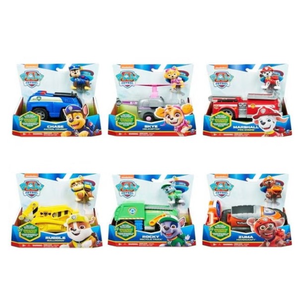 Paw Patrol Basic Vehicle, Assorted - 6069080-T