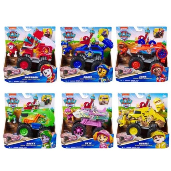 Paw Patrol Rescue Wheels Themed Vehicles, Assorted - 6069372-T