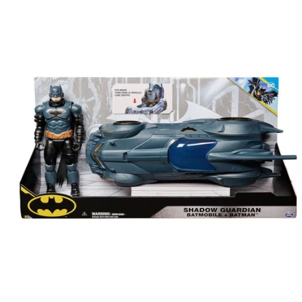 DC Batman Shadow Guardian Batmobile Figure Set - 6070521-T