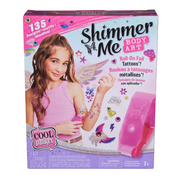 Cool Maker, Shimmer Me Body Art with Roller - 6071786-T