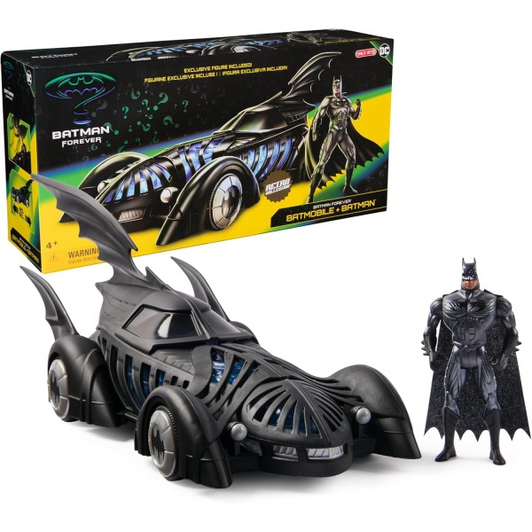 Batman Batmobile Retro Vehicle Collection with 12inch Figure - 6072369-T