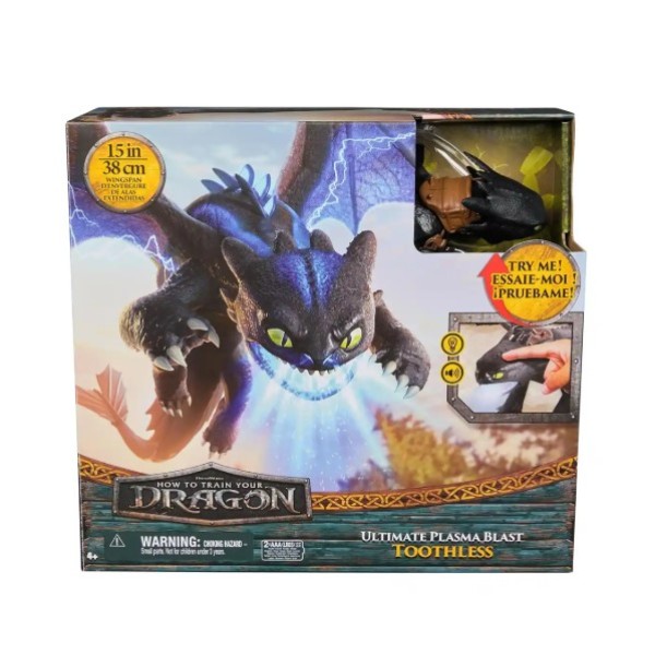 HTTY Dragon Movie Plasma Blast Interactive Nightfury - 6072541-T