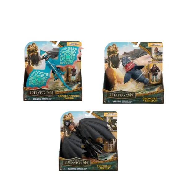 Spinmaster Dragon Movie Viking & Dragon, Assorted - 6072587-T