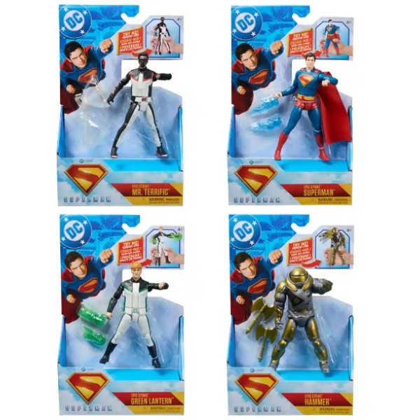 DC Superman Movie Fig 6" Feature Battle Attack, Assorted - 6073190-T