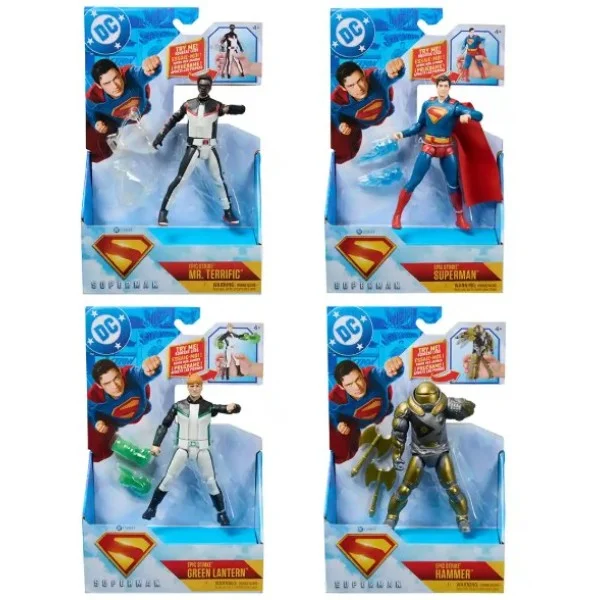 DC Superman Movie Fig 6" Feature Battle Attack, Assorted - 6073190-T