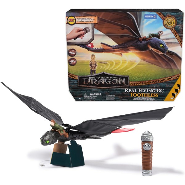 How To Train Your Dragon Movie Real Flying Toothless RC Toy - 6074369-T