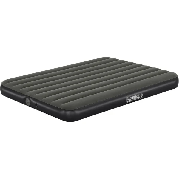 Bestway 2.03m x 1.52m x 25cm Tritech Air Mattress Queen Built-in Rechargeable Pump - 6716S