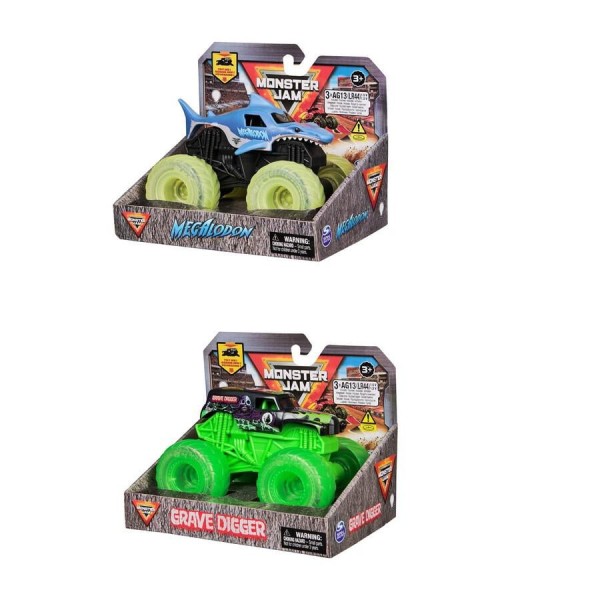 Monster Jam 1:43 Truck Light Up Wheels, Assorted - 6071190-T