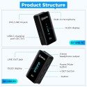 Boya 2.4Ghz Wireless Microphone (2Transmitters+1Receiver), Black - BY-XM6-K2