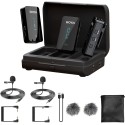 Boya 2.4Ghz Wireless Microphone (2Transmitters+1Receiver), Black - BY-XM6-K2