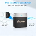 Boya 2.4Ghz Wireless Microphone with Ear-Return Monitoring Function, Black - BY-M1V3