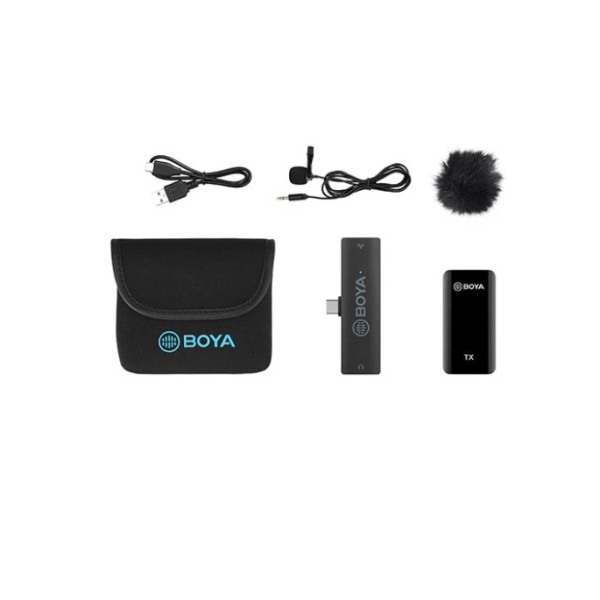Boya 2.4GHz Dual-Channel Wireless Microphone System - BY-XM6-S3