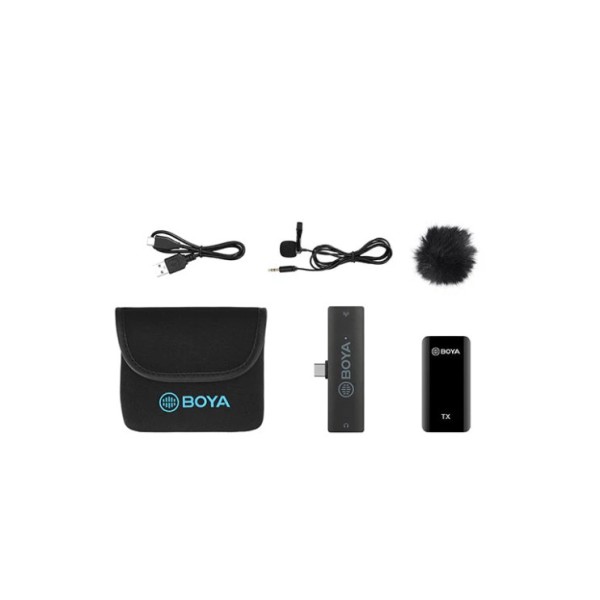 Boya 2.4GHz Dual-Channel Wireless Microphone System - BY-XM6-S5