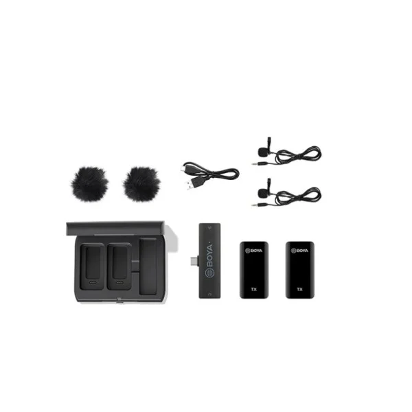 Boya Ultracompact 2.4GHz Dual-Channel Wireless Microphone System - BY-XM6-K6