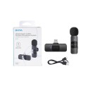 Boya Ultracompact 2.4GHz Wireless Microphone, Lightning Port, Black - BY-V1
