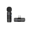 Boya Ultracompact 2.4GHz Wireless Microphone, USB-C Port, Black - BY-V10