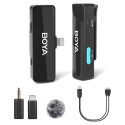 Boya Link A1 All in One Wireless Microphone System, Black - BOYALINK-A1