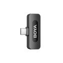 Boya Wireless Microphone – Type-C port + Charging Case, Black - BY-V30