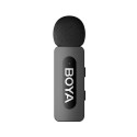 Boya Wireless Microphone – Lightning port + Charging Case, Black - BY-V3