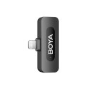 Boya Wireless Microphone – Lightning port + Charging Case, Black - BY-V3