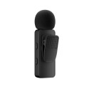 Boya Wireless Microphone – Lightning port + Charging Case, Black - BY-V3