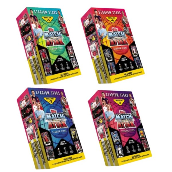 Topps UCL Match Attax 2024/25 - Mega Tin (Assorted) - 71735-TT