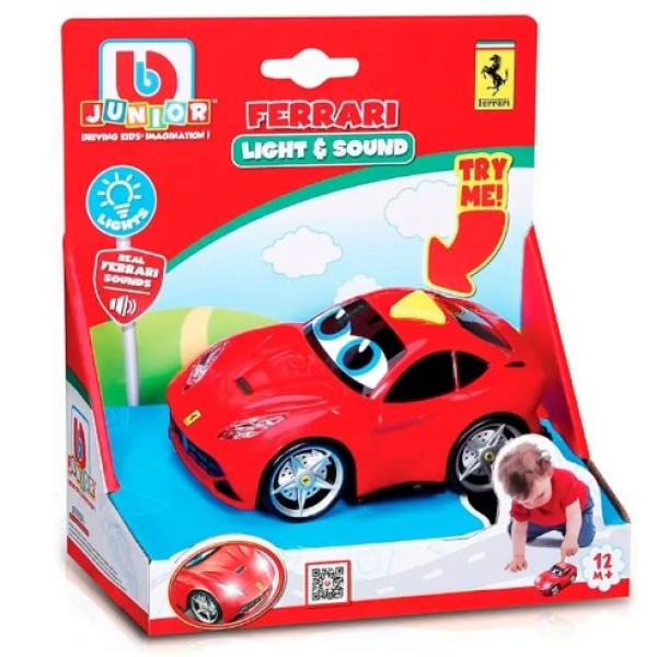 BB Junior Ferrari Light & Sound Car - 81002-T