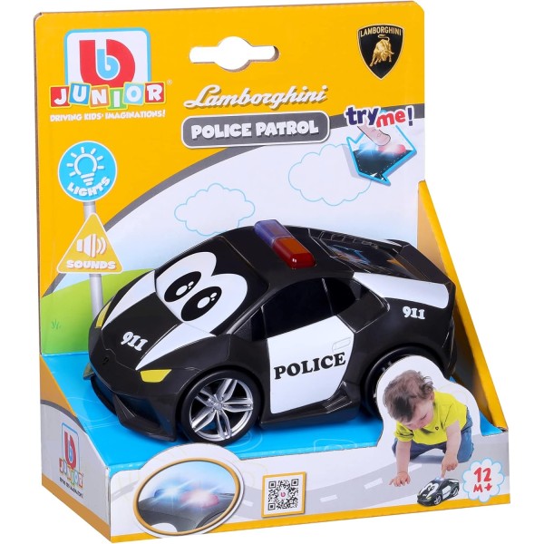 BB Junior Lamborghini Police Sound & Light - 81206-T