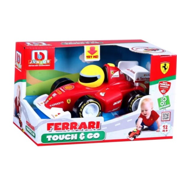 BB Junior Ferrari Touch & Go F2012 Car - 81605-T