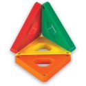 Mad Toys Magnetic Triangle Shaped Tiles 24 Pieces - 877375-T
