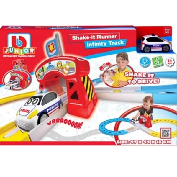 BB Junior Shake Runner Police Car - 88618-T