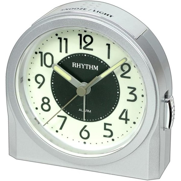 Rhythm Super Silent Beep Alarm Clock - 8RE647WR19