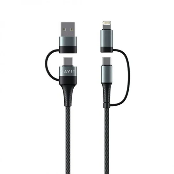 Havit Mobile Series-USB Cable, Black & Grey - CB6244