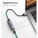 UGREEN USB to RJ45 Ethernet Adapter Aluminum Case, Space Gray - CM209