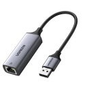 UGREEN USB to RJ45 Ethernet Adapter Aluminum Case, Space Gray - CM209