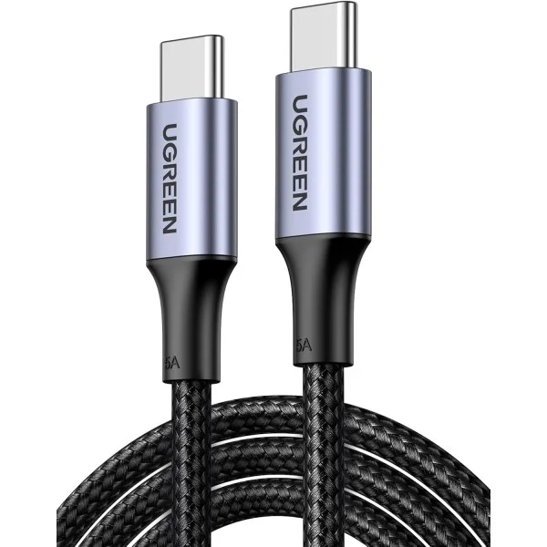 UGREEN USB-C to USB-C Aluminum Case with Braided 1m, Black - US316