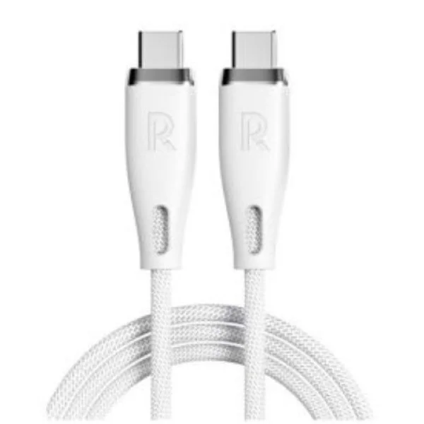 RAVPower 60W USB-C to USB-C Charging 1.2m Cable, White - RP-CB1037