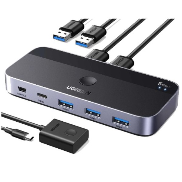 UGREEN USB 3.0 Sharing Switch 2 In 4 Out - CM662