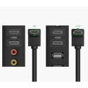 UGREEN HDMI 4K, 2m Cable Male to Male 90 Degree, Black - HD103