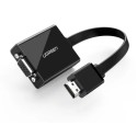 UGREEN HDMI to VGA Converter 25cm, Black - MM103