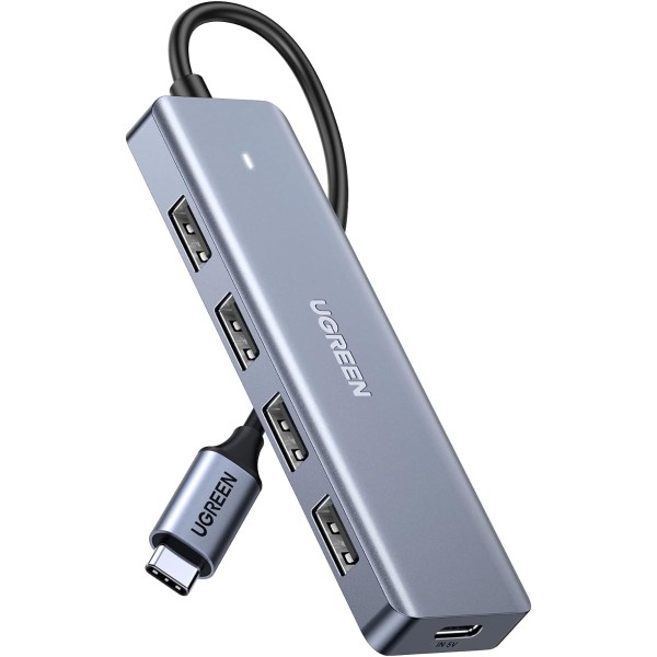 UGREEN 4-Port USB3.0 Hub with USB-C Power Supply - CM219