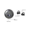 SIA True Wireless Stereo Mini Air Flow Buds, Black - BKTWSAIR-BK