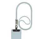 SIA Power Link Soft Rubber Type C - Type C Lanyard Cable 60W 1.2M, Light Blue - BKCC60-1LBL