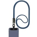 SIA Power Link Soft Rubber Type C - Type C Lanyard Cable 60W 1.2M, Navy Blue - BKCC60-1NVBL