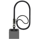 SIA Power Link Fabric Braided Type C - Type C Lanyard Cable 60W 1.2M, Black - BKCC60-1BRDBK