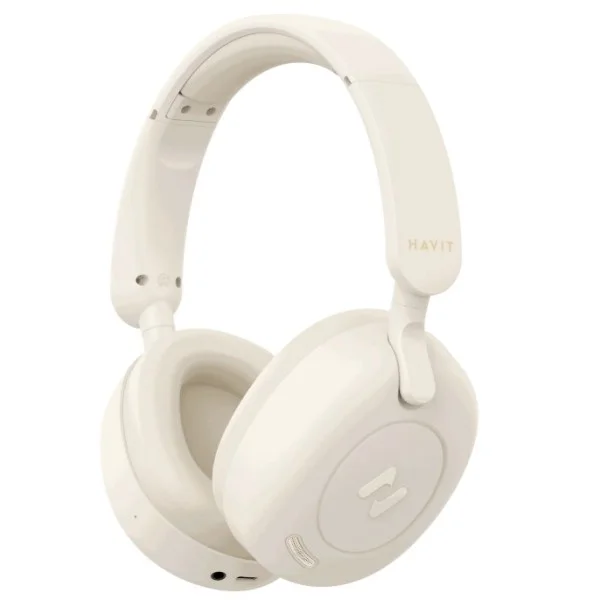 Havit ANC Hybrid Bluetooth Headphone, Beige - H655BT