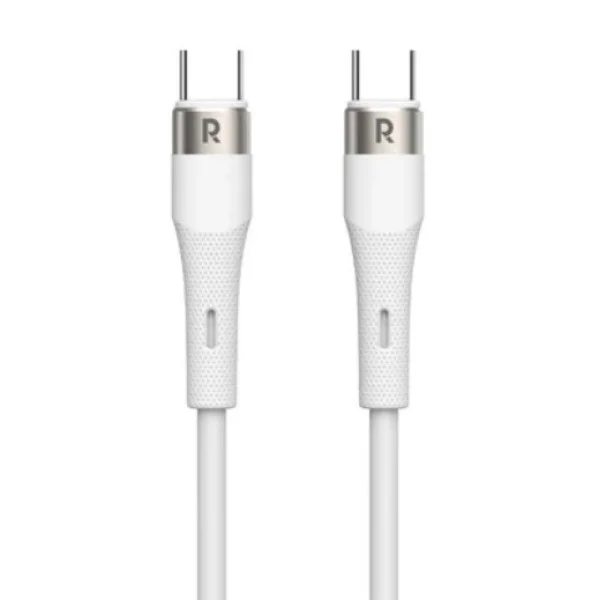 RAVPower 60W Type-C to Type-C 1m Cable, White - RP-CB1038